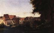 Corot Camille The theater from garden it Farnes Spain oil painting artist